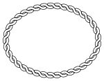 rope border oval